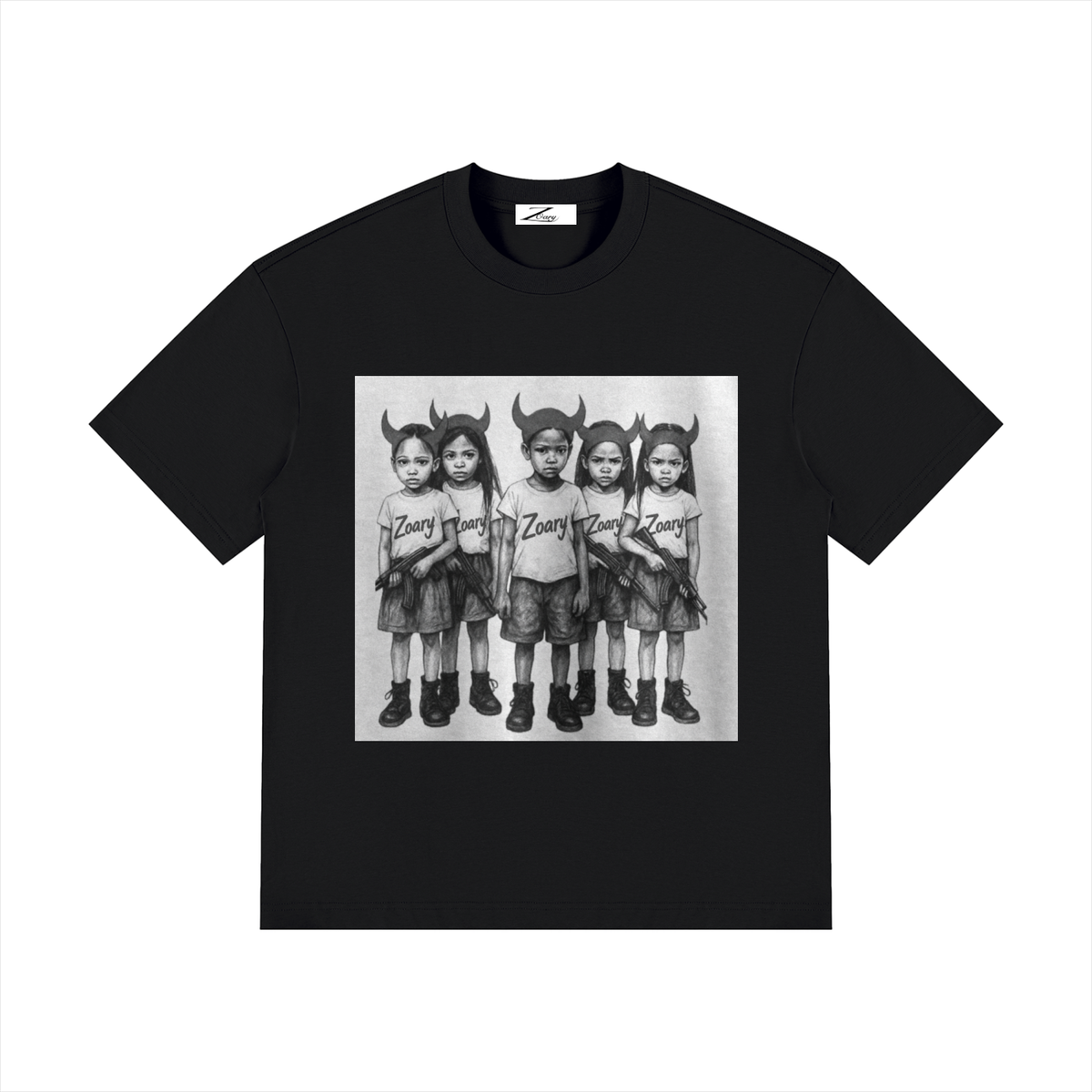 Unisex Drop Shoulder Cotton T-Shirt