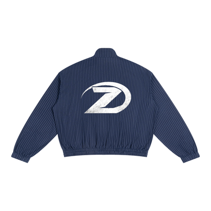 Unisex Striped Full-Zip Track Jacket