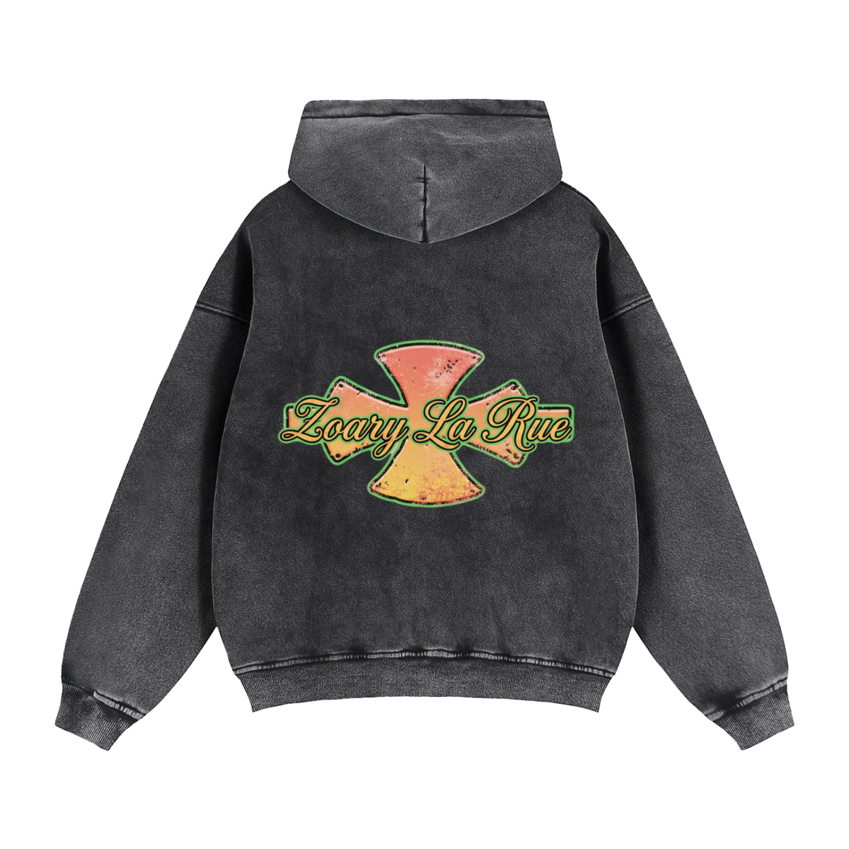 Zip-Through Boxy Fleece Hoodie