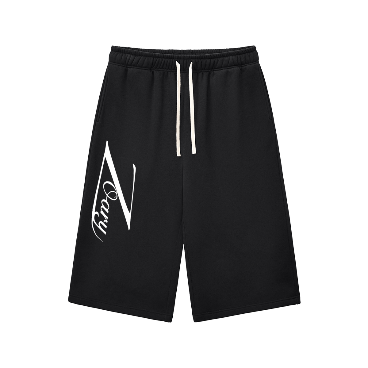 Relaxed Drawstring 3/4 Sweatpants