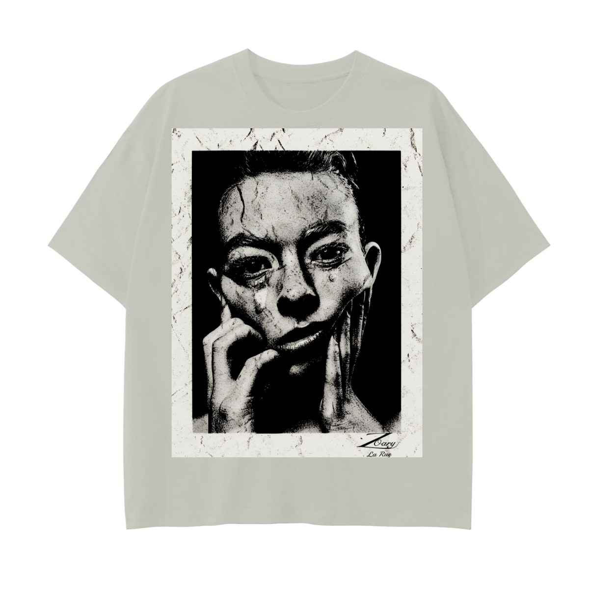 Drop Shoulder Cotton T-Shirt