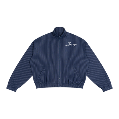 Unisex Striped Full-Zip Track Jacket