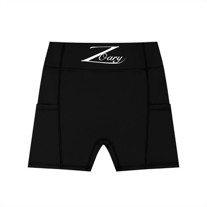 Women's High-Waisted Pocket Biker Shorts
