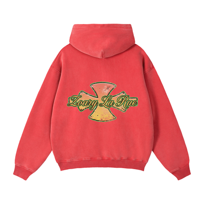 Zip-Through Boxy Fleece Hoodie