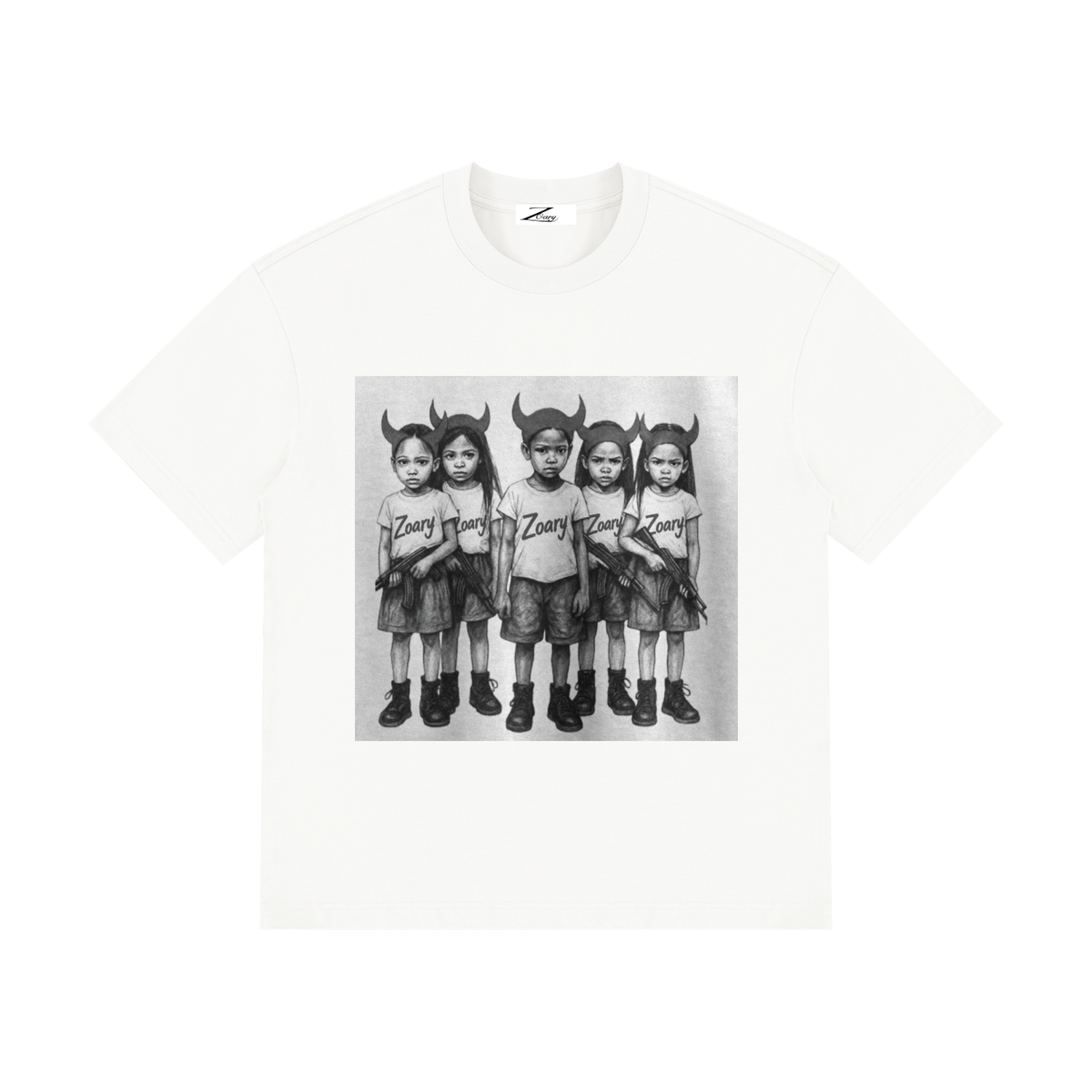 Unisex Drop Shoulder Cotton T-Shirt