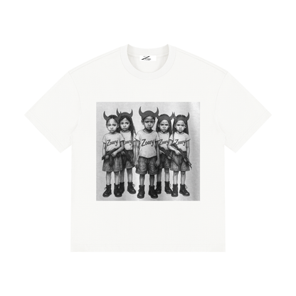 Unisex Drop Shoulder Cotton T-Shirt