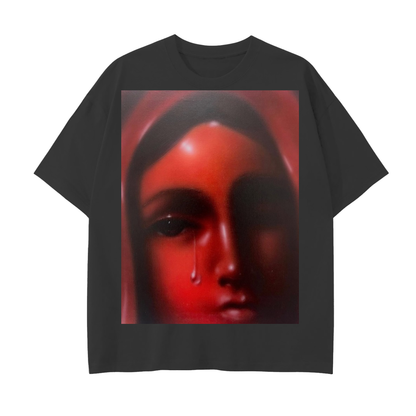 Drop Shoulder Cotton T-Shirt