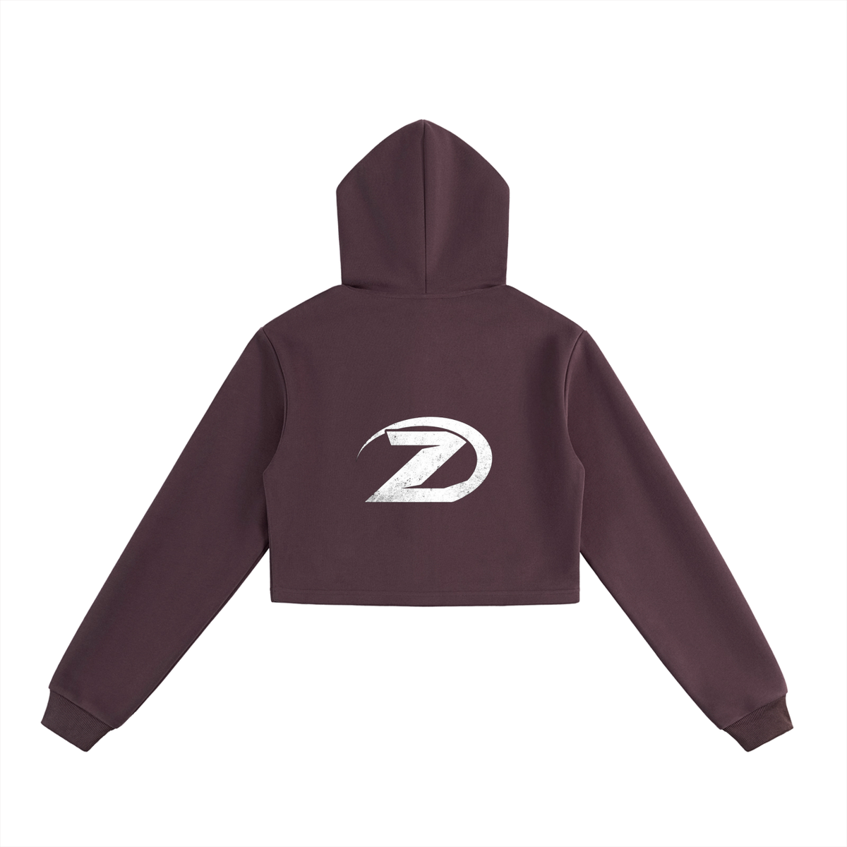 Essential Cropped Zip-Up Hoodie