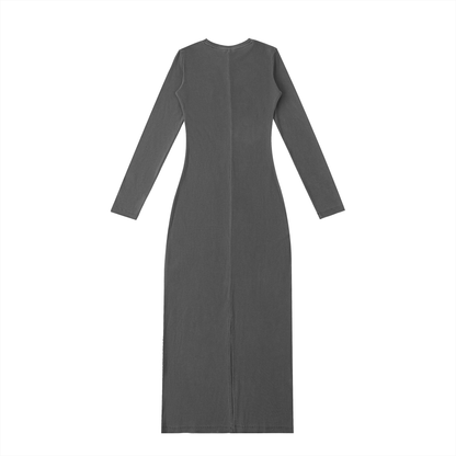 “Zoary” Slit Maxey Dress