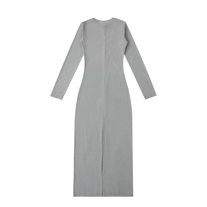 “Zoary” Slit Maxey Dress
