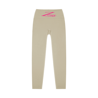 Zoary Leggings “Dark pink logo”