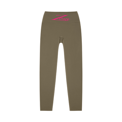 Zoary Leggings “Dark pink logo”