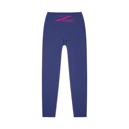 Zoary Leggings “Dark pink logo”