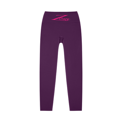 Zoary Leggings “Dark pink logo”