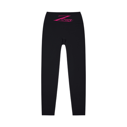 Zoary Leggings “Dark pink logo”