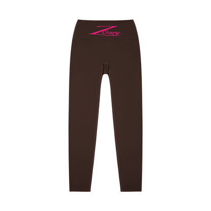 Zoary Leggings “Dark pink logo”