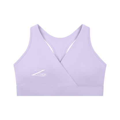 “Zoary” V Neck  Sports bra