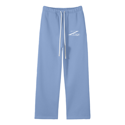 “Zoary”Unisex Solid Color Fleece Straight Leg Pants