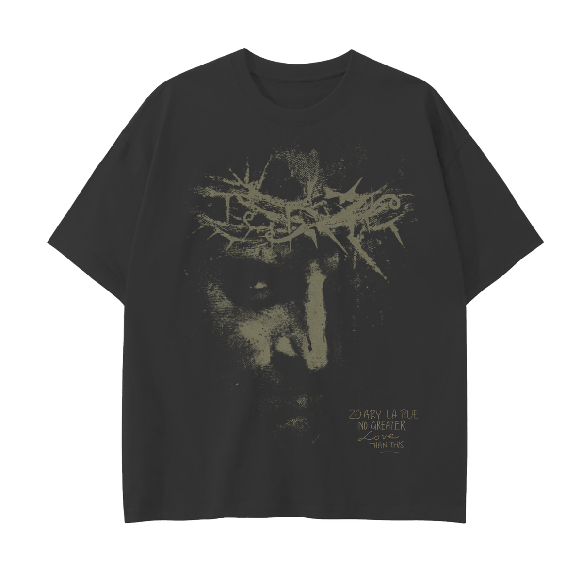 Drop Shoulder Cotton T-Shirt