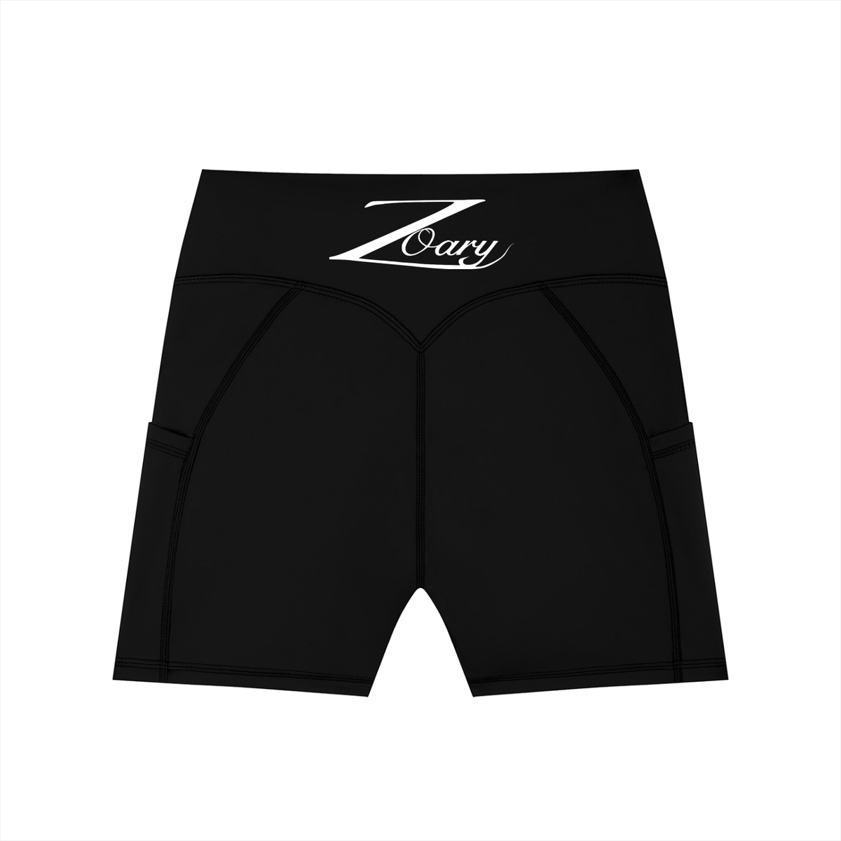 Women's High-Waisted Pocket Biker Shorts