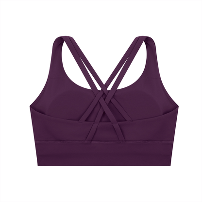 Strappy Criss-Cross Sports Bra