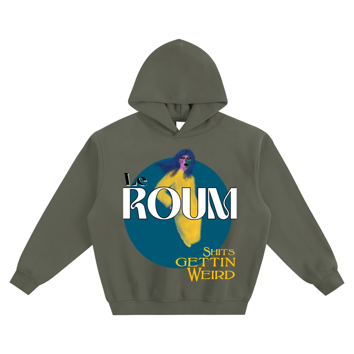 Fleeced Boxy Hoodie