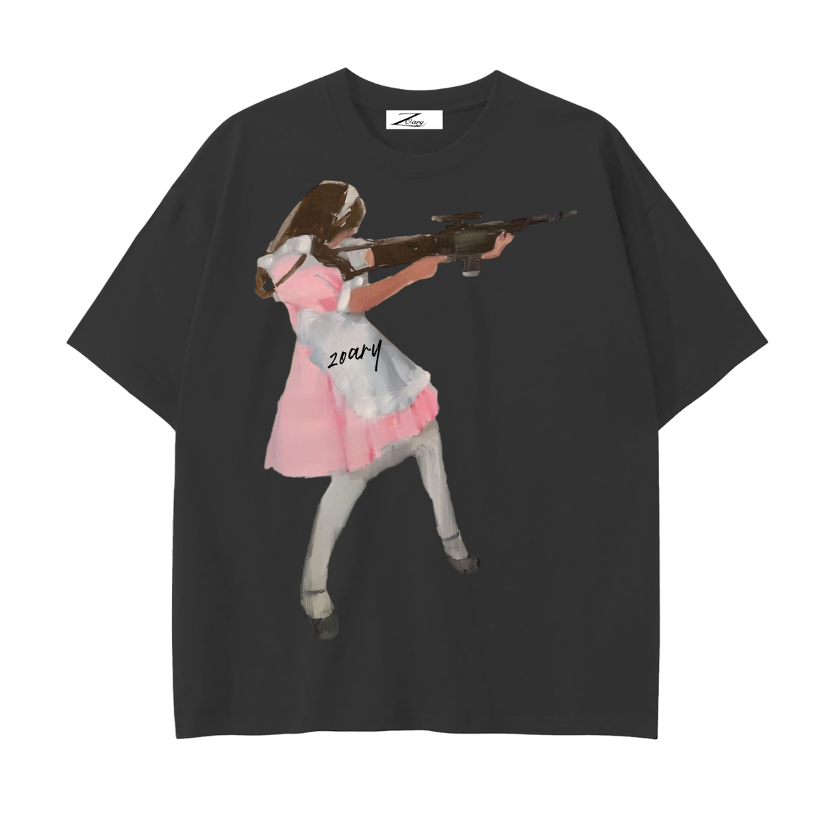 Drop Shoulder Cotton T-Shirt